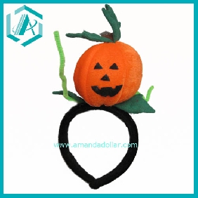 Wholesale Christmas gift or party use cute hairband with a pumpkin attach on it