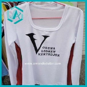 Wholesale Square shaped young ladies summer T-shirt all size 180g cotton