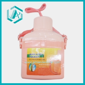 Wholesale Plastic Children water pot with straw/ Kids drinking bottle