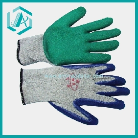 Wholesale new rubber mixed color work gloves full finger gloves with low price