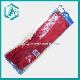 Wholesale New red lengthening rubber gloves Kitchen and toilet household use cleaning gloves