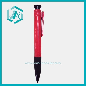 Wholesale Bright pink and black large ball point pen good office assistant