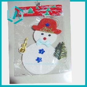 Wholesale New Christmas white snowman ornament hang in the Christmas tree decoration