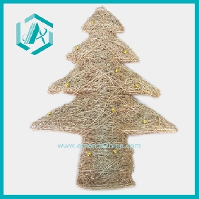 Wholesale Gold artificial pine tree with gold-plated bead new Christmas holiday gift and decoration