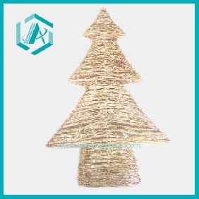 Wholesale Nice and unique gold artificial Christmas pine tree home and public place decoration