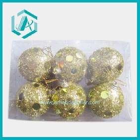 Wholesale Popular Christmas gift and ornament colorful glass ball Christmas tree adornment