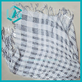 Wholesale Inter design new polyester yarn washing fashion headscarves with lattice