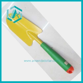Wholesale small and portable qualified shovel green and yellow color garden tool outdoor products
