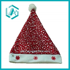 Wholesale 2010 newest style cotton-polyester Christams cap for Christmas days dressing