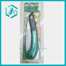 New design garden tools green portable folding saw carpenter handsaw