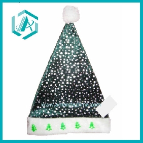 Wholesale bright cotton polyester Christmas hat & cap for Christmas day dressing