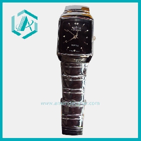 Wholesale Men Automatic Wrist Watch Black Stainless Dial Iron Chain