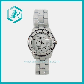 Wholesale 2010 Professional White Iron Chain Wrist Quartz Watch Suitful for Ladies