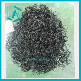 Black Soft Glossy Curly Shaggy Perfect Wig For Women