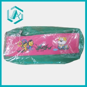 Wholesale Fascinating school supplier pencil case with cute cartoon Monkey and Bear design attracted kids
