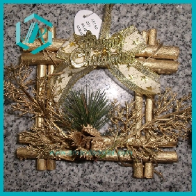 Wholesale Charming Pretty Shape Golden Christmas Gift or Indoor Decoration