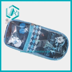 Wholesale 2010 newest desk pencil holder with blue cartoon bear attracted  for children gift