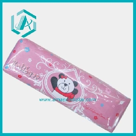 Wholesale Lovely cartoon pink leather pencil grips with cute bear design fascinate children gifts