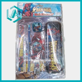 Wholesale Functional stationery set with ruler eraser and pencil box for children school suppliers