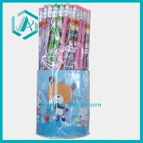 Wholesale Useful stationery pencil container with 72pencils cartoon designsuitable for children school suppliers
