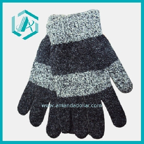 Wholesale New men's qualified AByarn winter gloves with good quality on sale