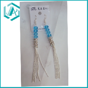 Wholesale 2010 brand new fashion accessories good earring with blue and silver ball ornaments