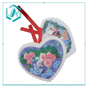 Wholesale Nice softhearted love knot greeting card new year card with heart pattern