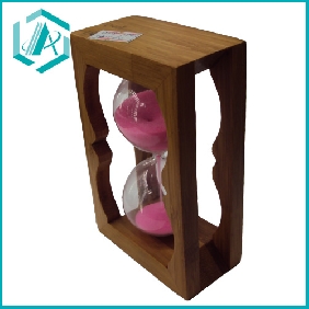 Pink color hour glass sands of time charm ornament and gift on sale