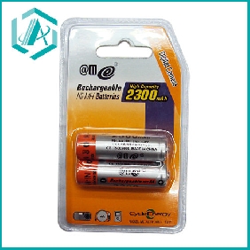 Wholesale 2300mAh Ni-MH 1.2V AA Rechargeable Battery Pack Long Lasting Good Power