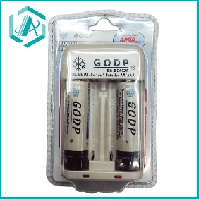 Wholesale New Ni-MH Battery Charger Unlimited Power for 2 pcs AA and 2 pcs AAA Batteries