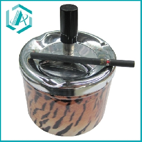 Wholesale New unique environmental protction iron ashtray with various pictures
