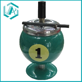 Wholesale 2010 fashion colour globular shape metal ashtray