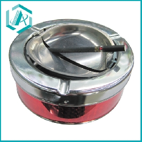 Wholesale 2010 low price colour stainless steel ashtray promotion-made in CHINA
