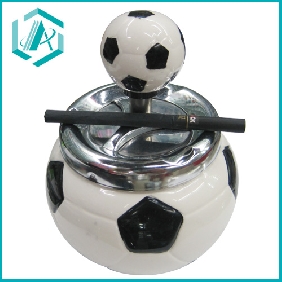 Wholesale 2010 WORLD CUP shape metal ashtray, table ashtray, craft ashtray