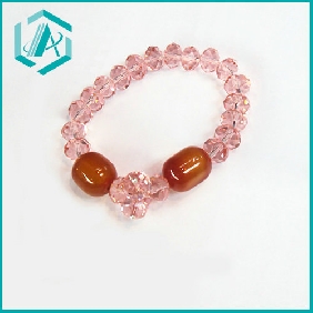 Wholesale Fashionable Accessories Jewelry Nice-looking Pink Beaded Bracelet