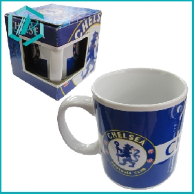 New Ceramic Soccer Printing Cup/ Packing in Beautiful Color Box