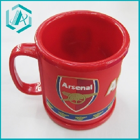 Wholesale Fashiion football fan Coffee mug-ceramic, plastic, rubber, soccer team logo