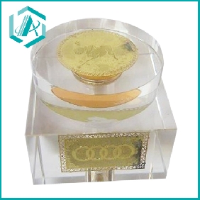 Wholesale Individual Design Crystal Crafts, Car Logo Design Crystal Car Perfume