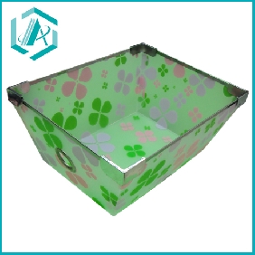 Wholesale New Green and Pink Flower Decoration PVC Fruit Holder