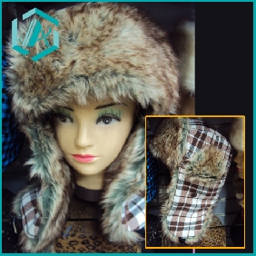 2010 new Leifeng Plush keep warm Beanie cap