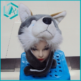 Wholesale Winter hats,animal hats, plush hats, scarf hats, wolf head