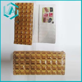 Wholesale 2010 lovely woman Tri-Fold PU Wallet purses with smooth surface
