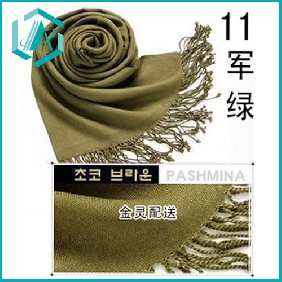 Wholesale pure white elegant and warm pashmina scarf