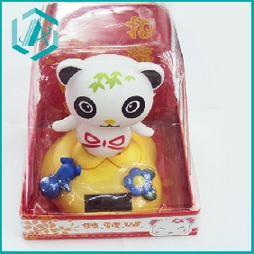 solar plastic little panda