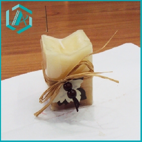new design rectangle craft candle