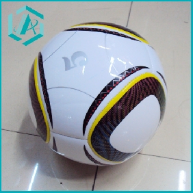 PVC leather football, soccer ball, four colours mixed, 400g