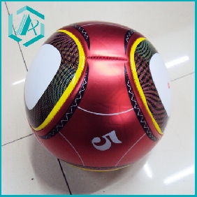 Wholesale PVC handsewn footbal, soccer ball, four colours mixed, 400g