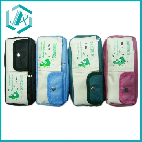 Wholesale kids stationery set PVC pencil case with different colors and fashion design