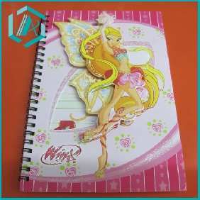 Wholesale hot sell girl's favorite daily notebook