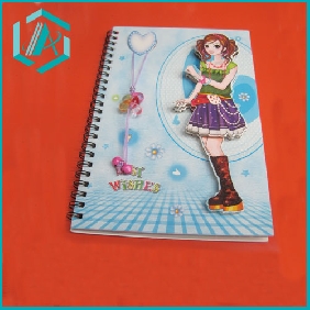 Wholesale lovely daily notebook with pendant in cover